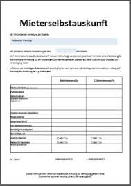 Finanzhaus Sedlmeier Mieter Selbstauskunft
